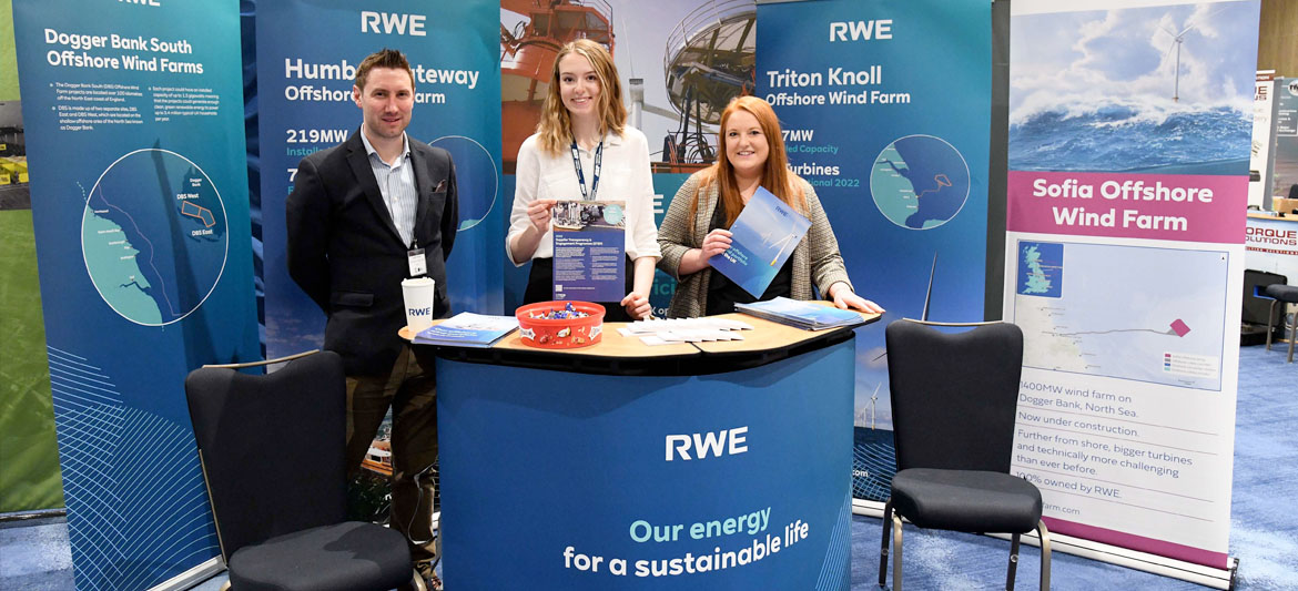 Stand at the Offshore Wind Connections Conference